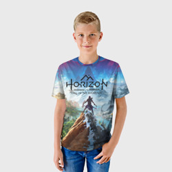 Детская футболка 3D Horizon call of the mountain keyart - фото 2