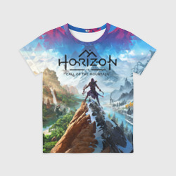 Детская футболка 3D Horizon call of the mountain keyart