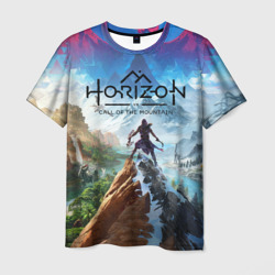 Мужская футболка 3D Horizon call of the mountain keyart