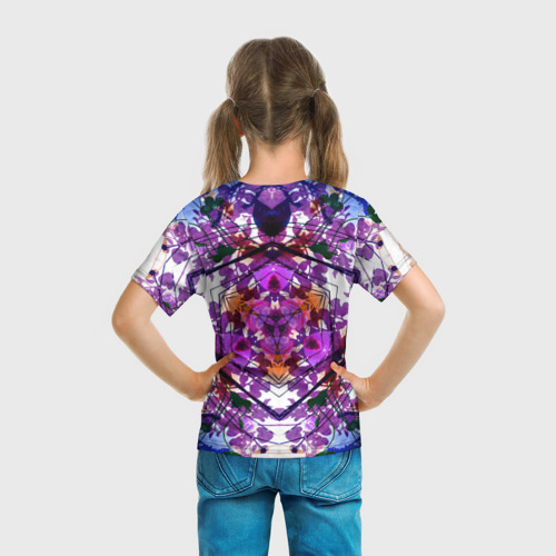 Детская футболка 3D Ледяной треугольник, цвет 3D печать - фото 6