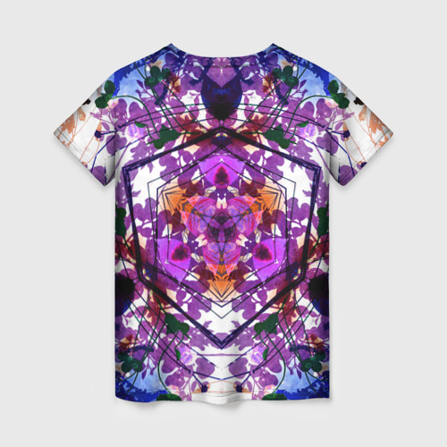 Женская футболка 3D Ледяной треугольник, цвет 3D печать - фото 2