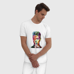Мужская пижама хлопок David Bowie singer - фото 2