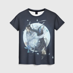 Женская футболка 3D Ванцзи Усянь и Луна - Магистр дьявольского культа