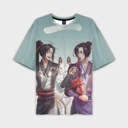 Мужская футболка oversize 3D Wangji and Wuxian - Mo Dao Zu Shi