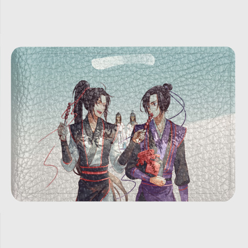 Картхолдер с принтом Wangji and Wuxian - Mo Dao Zu Shi, цвет черный - фото 4