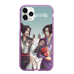 Чехол для iPhone 11 Pro матовый Wangji and Wuxian - Mo Dao Zu Shi