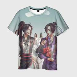 Мужская футболка 3D Wangji and Wuxian - Mo Dao Zu Shi