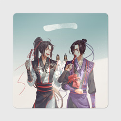 Магнит виниловый Квадрат Wangji and Wuxian - Mo Dao Zu Shi