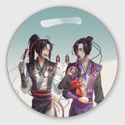 Круглый коврик для мышки Wangji and Wuxian - Mo Dao Zu Shi