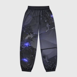 Женские джоггеры оверсайз 3D Неоновые плиты, взрыв