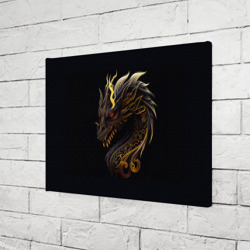 Холст прямоугольный Китайский дракон - ирезуми - фото 2