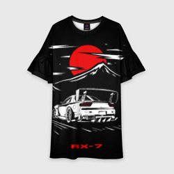 Детское платье 3D Мазда RX - 7 JDM Style