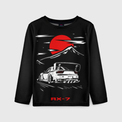 Детский лонгслив 3D Мазда RX - 7 JDM Style