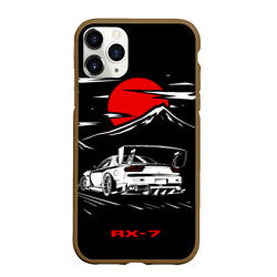 Чехол для iPhone 11 Pro Max матовый Мазда RX - 7 JDM Style