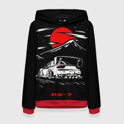 Женская толстовка 3D Мазда RX - 7 JDM Style