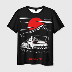 Мужская футболка 3D Мазда RX - 7 JDM Style