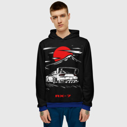 Мужская толстовка 3D Мазда RX - 7 JDM Style - фото 2