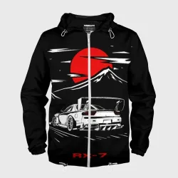 Мужская ветровка 3D Мазда RX - 7 JDM Style