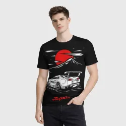 Мужская футболка 3D Тойота супра - JDM Style - фото 2