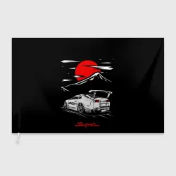 Флаг 3D Тойота супра - JDM Style