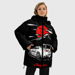 Женская зимняя куртка Oversize Тойота супра - JDM Style - фото 2