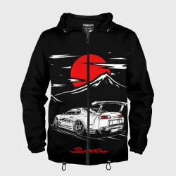 Мужская ветровка 3D Тойота супра - JDM Style