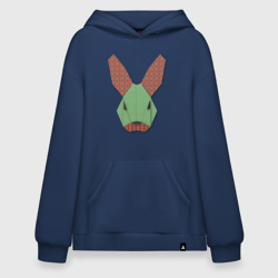 Худи SuperOversize хлопок Patchwork rabbit