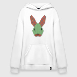 Худи SuperOversize хлопок Patchwork rabbit