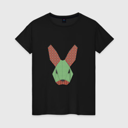 Женская футболка хлопок Patchwork rabbit