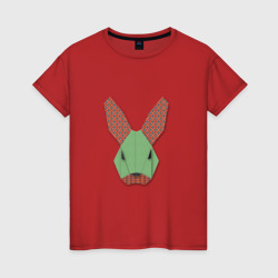 Женская футболка хлопок Patchwork rabbit