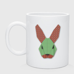 Кружка керамическая Patchwork rabbit