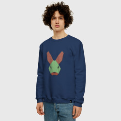 Мужской свитшот хлопок Patchwork rabbit - фото 2