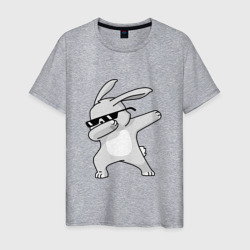 Кролик дэб – Мужская футболка хлопок с принтом купить со скидкой в -20%