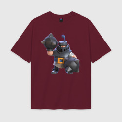 Женская футболка Oversize хлопок texturе Мега рыцарь