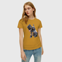 Женская футболка хлопок Мега рыцарь - фото 2