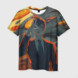 Человек бензопила: Аки – Мужская футболка 3D с принтом купить со скидкой в -23%