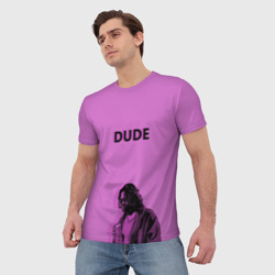 Мужская футболка 3D Большой Лебовски dude - фото 2