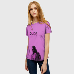 Женская футболка 3D Большой Лебовски dude - фото 2