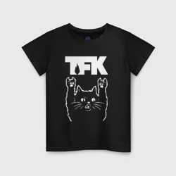 Детская футболка хлопок Thousand Foot Krutch Рок кот