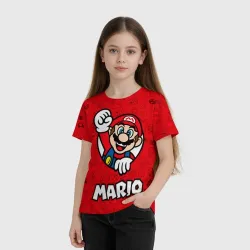 Детская футболка 3D Луиджи и Марио - фото 2