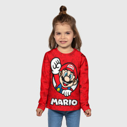 Детский лонгслив 3D Луиджи и Марио - фото 2