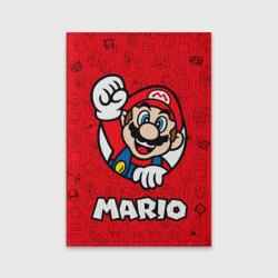 Обложка для паспорта матовая кожа Луиджи и Марио
