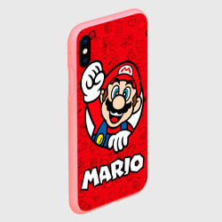 Чехол для iPhone XS Max матовый Луиджи и Марио - фото 2
