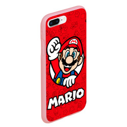 Чехол для iPhone 7Plus/8 Plus матовый Луиджи и Марио - фото 2