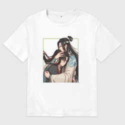 Женская футболка хлопок Oversize Красавчики Ванцзи и Усянь - Магистр дьявольского культа