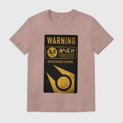 Мужская футболка хлопок Халф лайф - контроль заражения