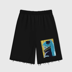 Женские шорты oversize футер хлопок Киберпанк Ребекка