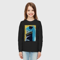 Детский лонгслив хлопок Киберпанк Ребекка - фото 2