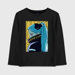 Детский лонгслив хлопок Киберпанк Ребекка