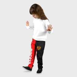 Детские брюки 3D Россия: Черно-красный - фото 2